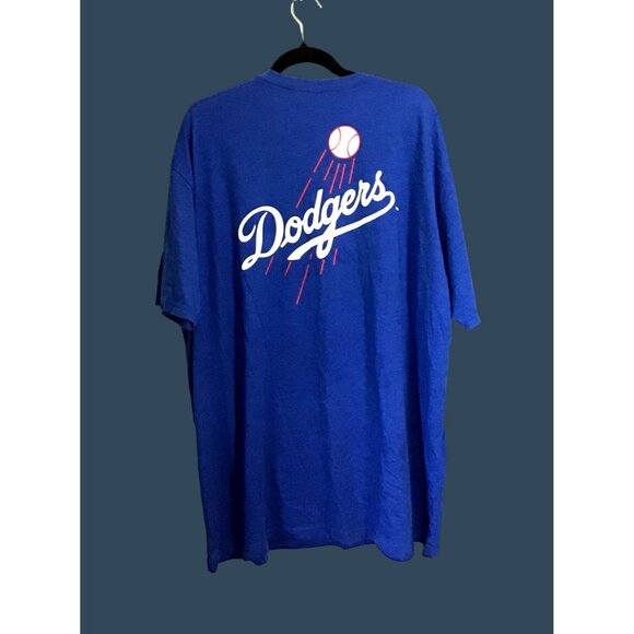 L.A. DODGERS MENS BLUE CREW NECK T-SHIRT SIZE 3XL  Team Logo in the back - Picture 1 of 7